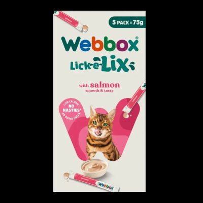 Webbox Cats Delight Lick-e-Lix Salmon 5 x 15g