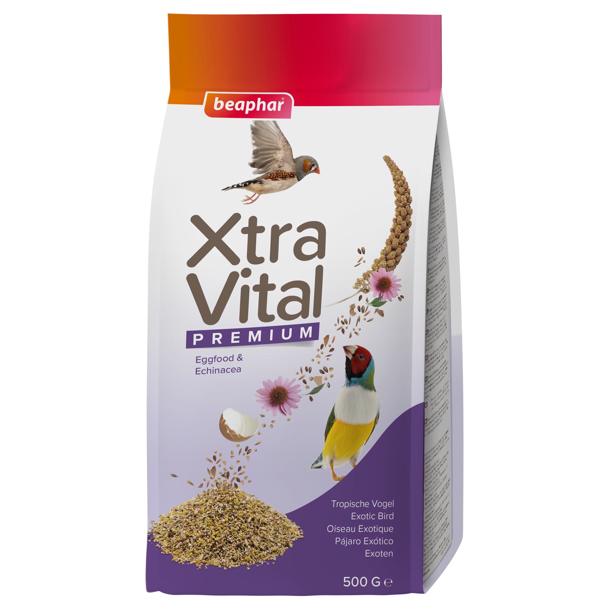 Beaphar XtraVital Premium Tropical Bird Food 500g