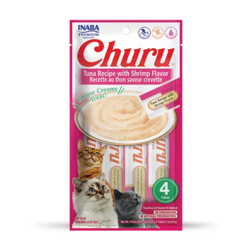 Inaba Churu Tuna Recipe with Shrimp Flavor 4 x 14g