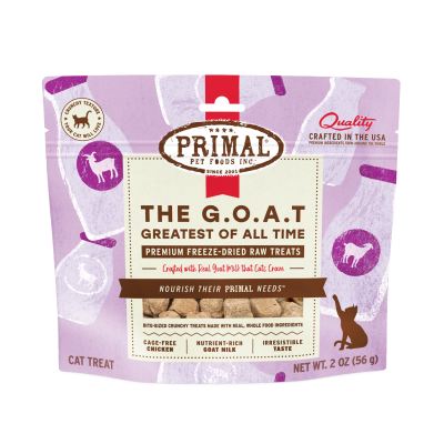 Primal Freeze-Dried Chicken Cat Treats with Goat Milk 2oz