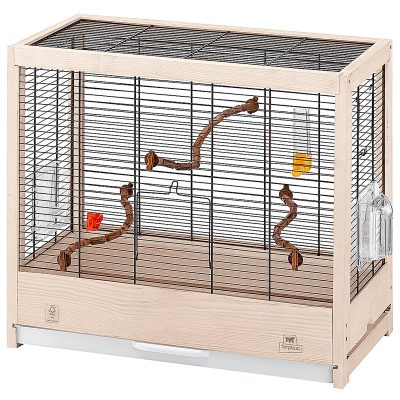 Ferplast Giulietta 4 Wooden Bird Cage 57 x 30 x 50 cm Black