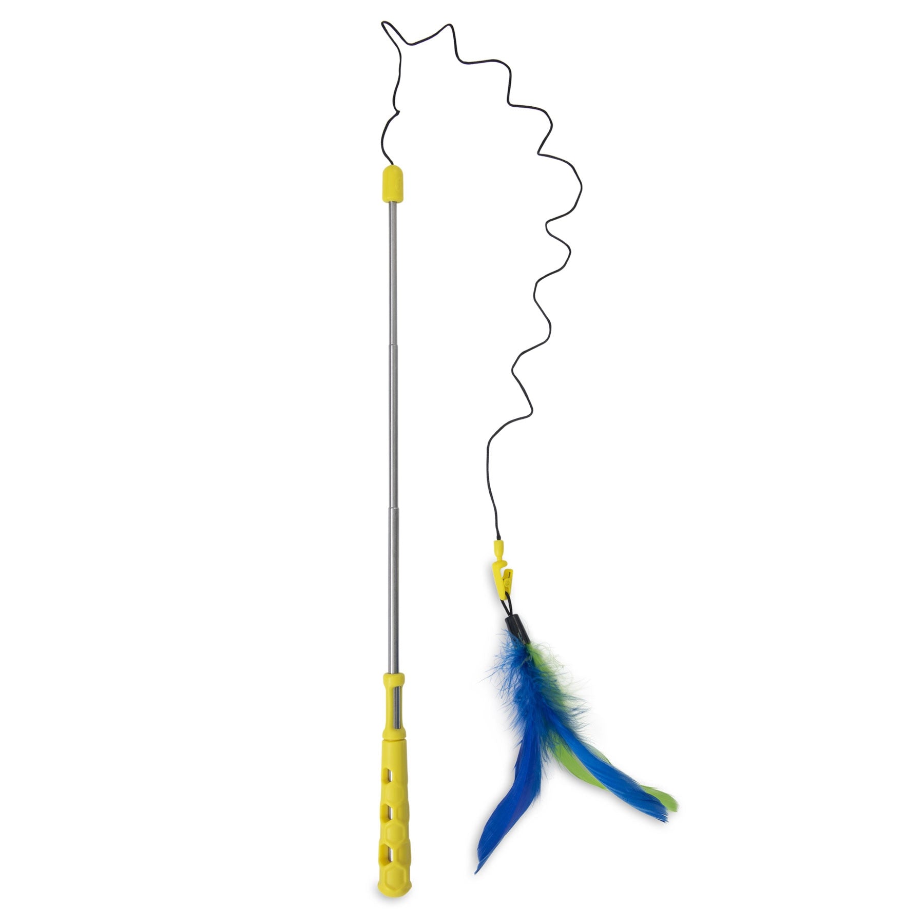 JW Pet Cat Telescopic Fluttery Feather Wand