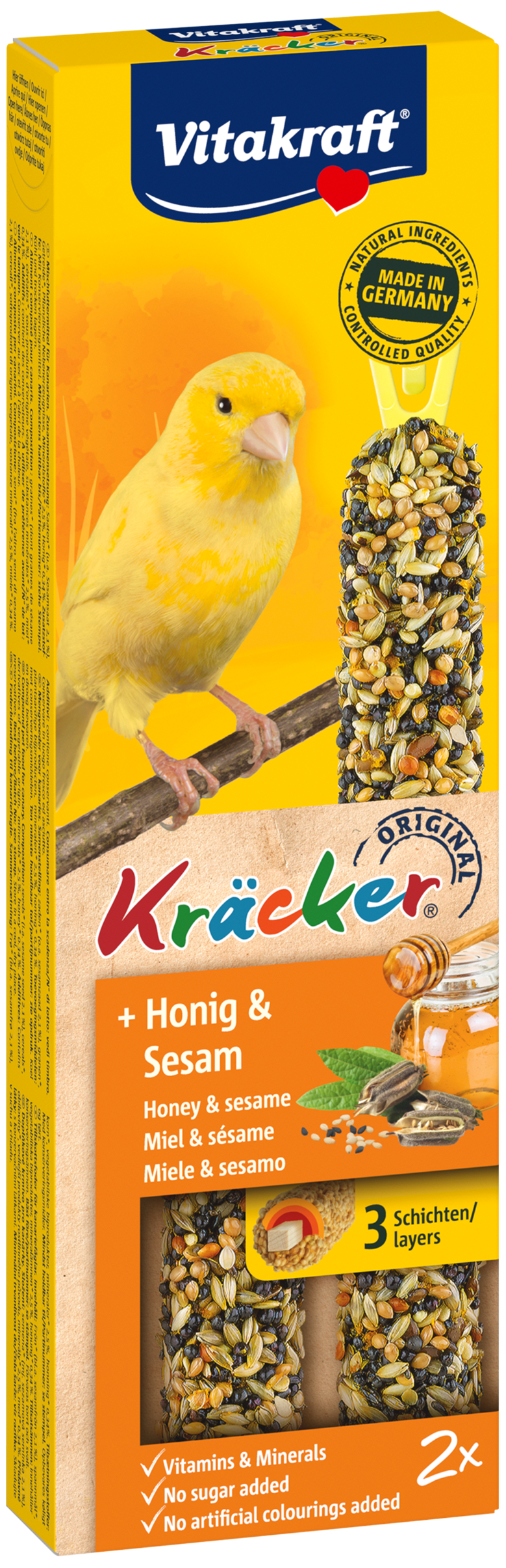Vitakraft Kracker with Honey for Canaries 60g