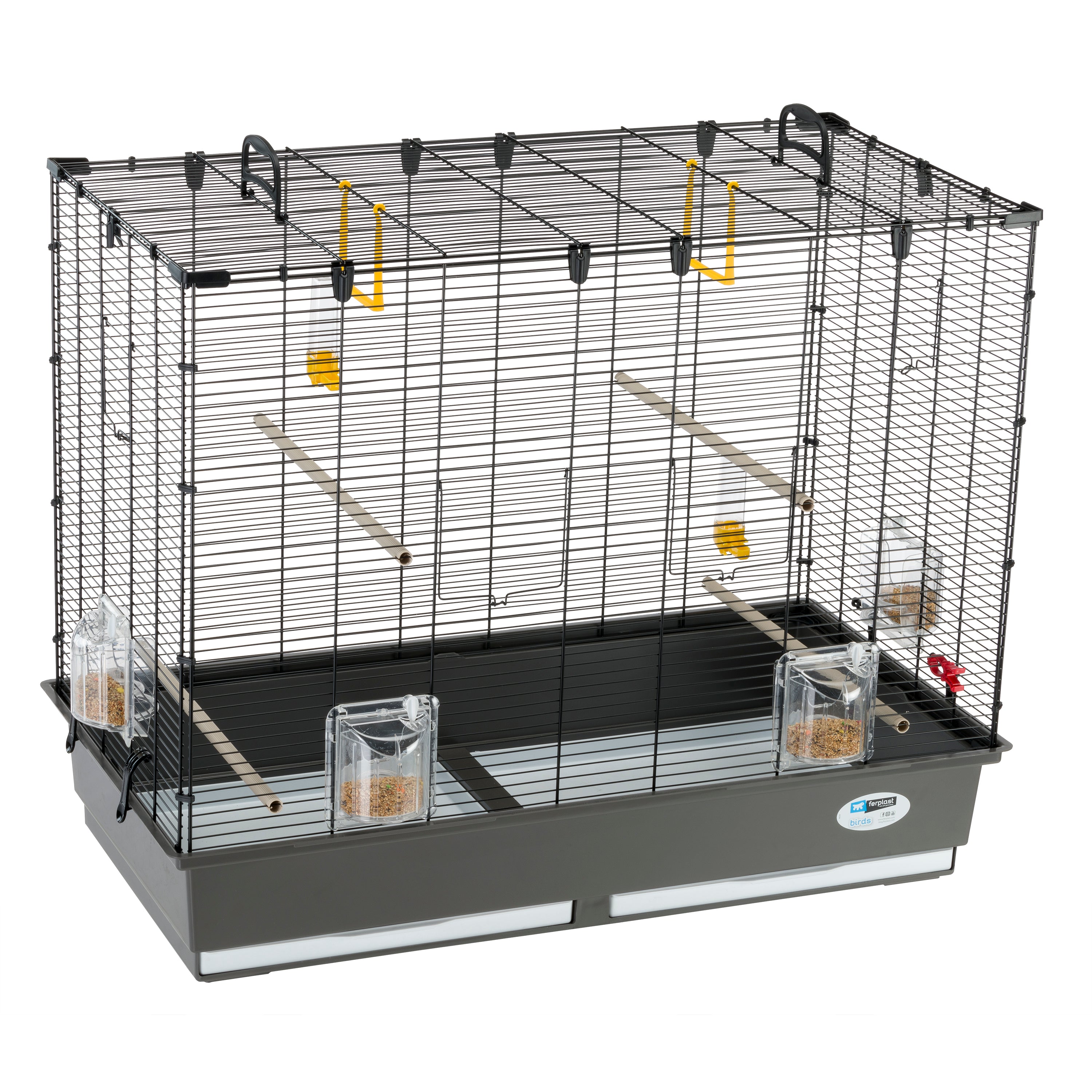 Ferplast Piano 6 Large Cage with Revolving Feeders