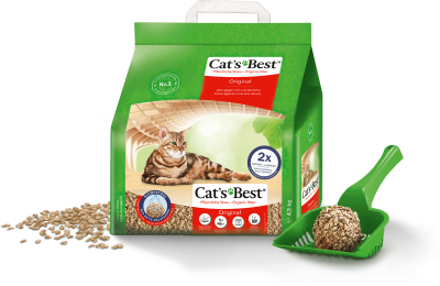 Cat's Best Original Clumping Wood Fibre Cat Litter 8.6kg