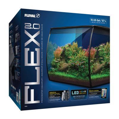 Fluval Flex 2.0 Aquarium 57L Black