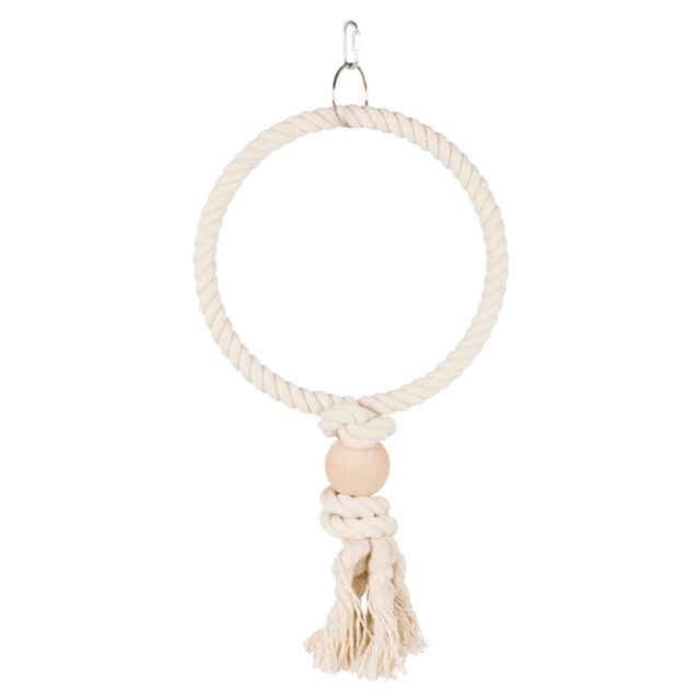 Trixie Rope Ring Toy for Birds Medium