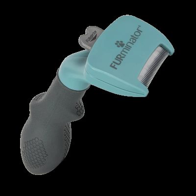 FURminator Undercoat deShedding Tool for Small Long-Hair Cats (under 4.5kg)