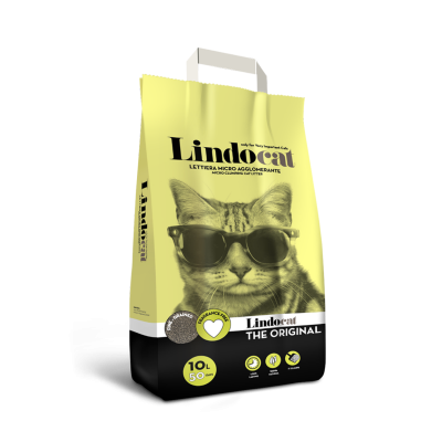 Lindocat The Original Natural Bentonite Clumping Cat Litter Fragrance-Free 10L