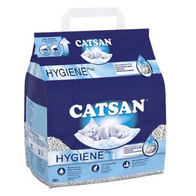 Catsan Hygiene Plus Non-Clumping Cat Litter 10L