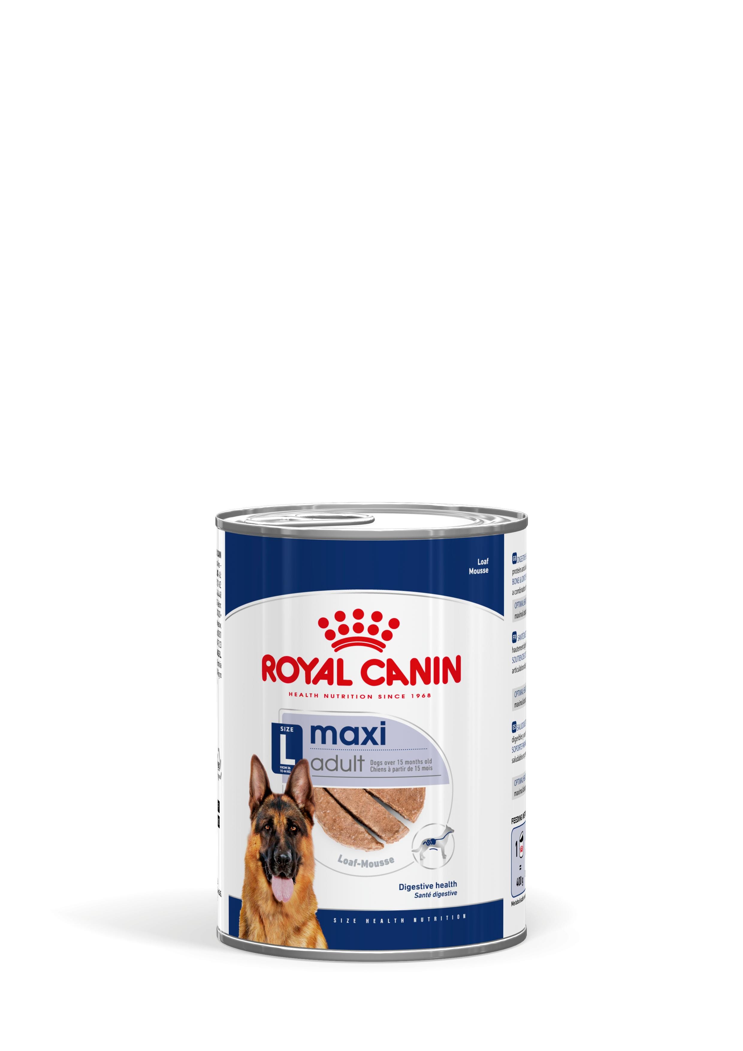 Royal Canin Maxi Adult Wet Dog Food 410g Tin