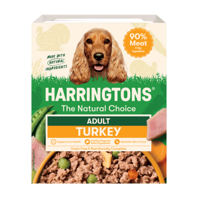 Harringtons Grain Free Turkey Adult Wet Dog Food 400g