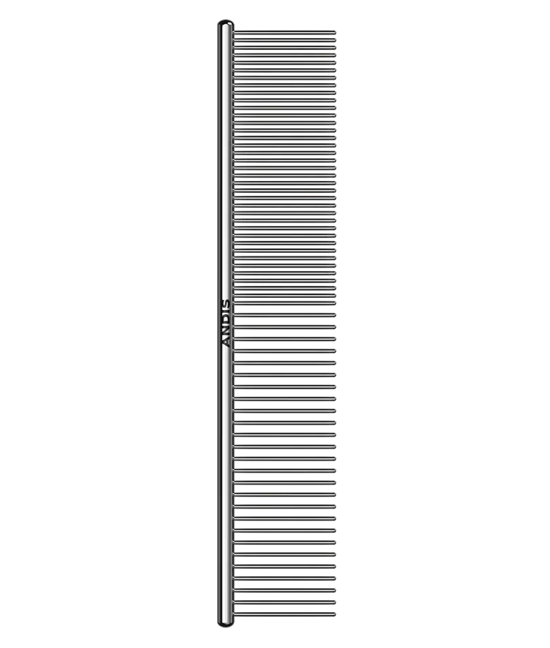 Andis 7.5-Inch Steel Grooming Comb