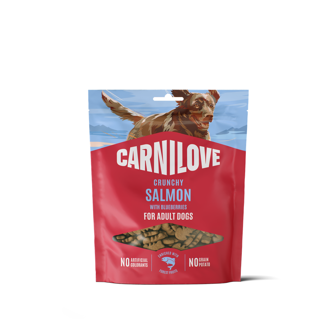 Carnilove Salmon with Blueberries Crunchy Snack for Dogs 200g