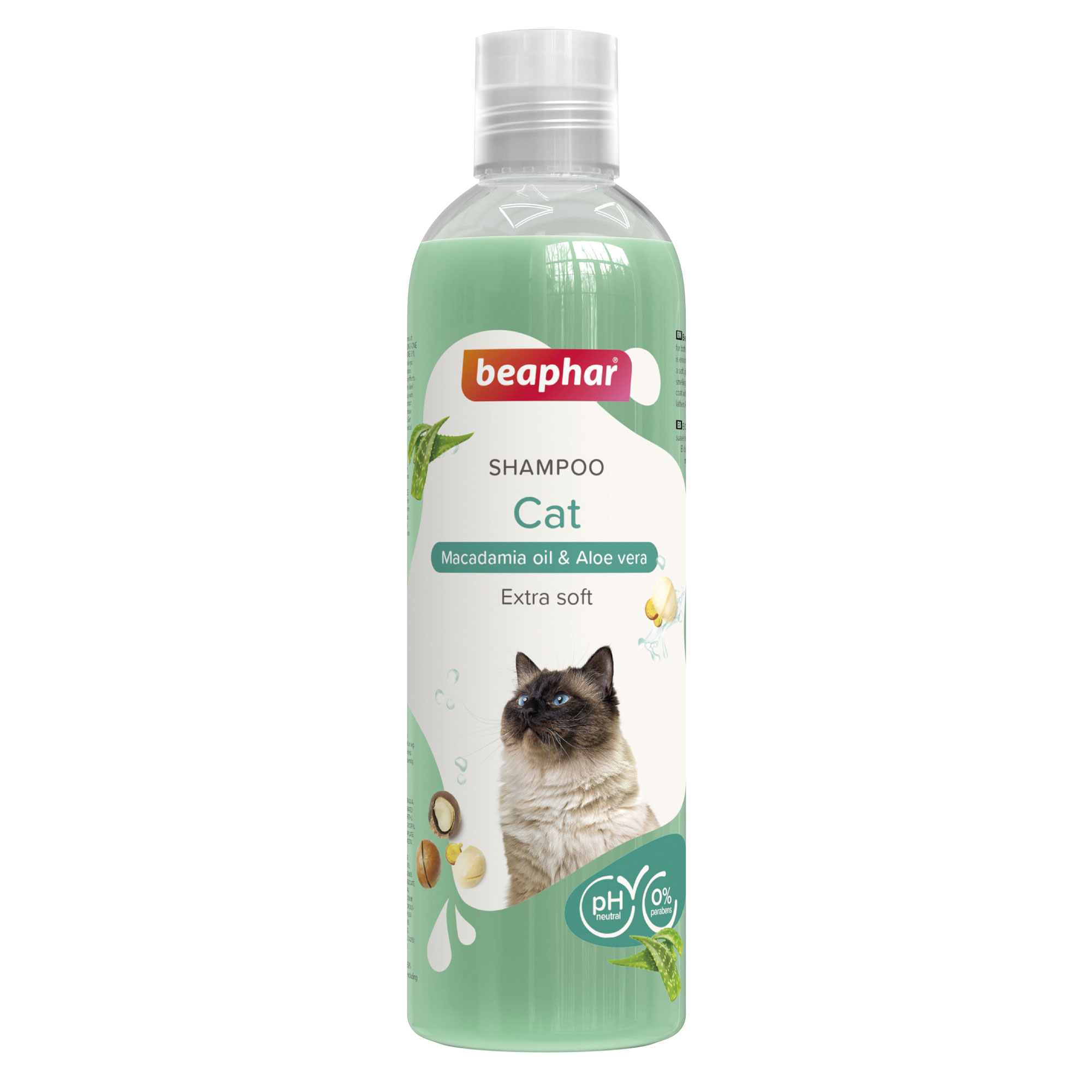 Beaphar Cat Shampoo with Macadamia Oil & Aloe Vera 250ml
